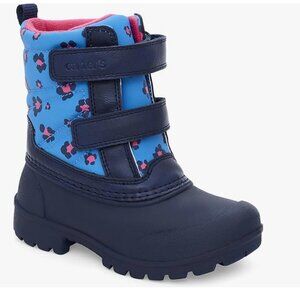 New with Tags Carter's Girls Deltha Waterproof Winter Snow Boot, Navy Size 4